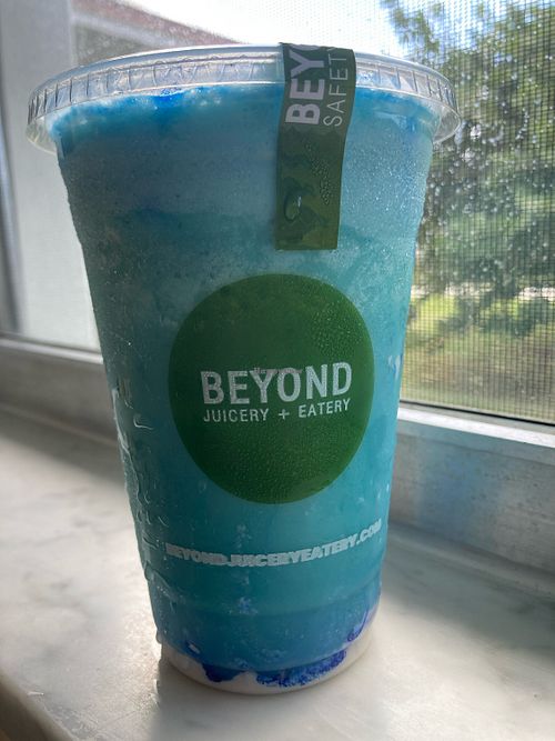 Bluemood Rush with vegan protein   at Beyond Juicery + Eatery  in Naples