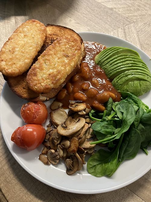 Vegan breakfast  at Fat Goose Crossing  in Armidale