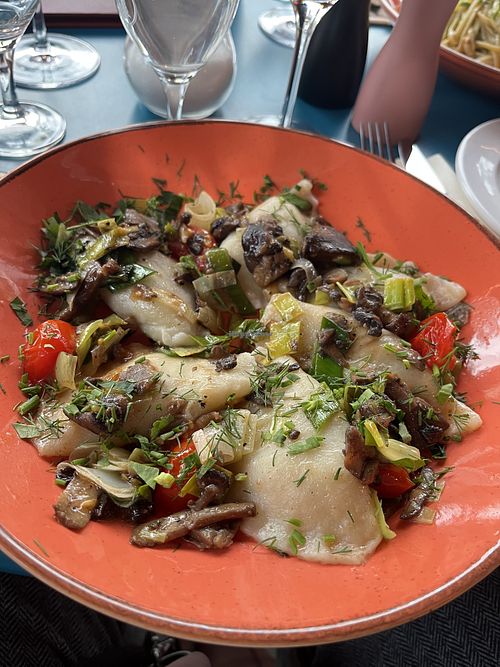 vegan wareniki  at Lewy in Potsdam