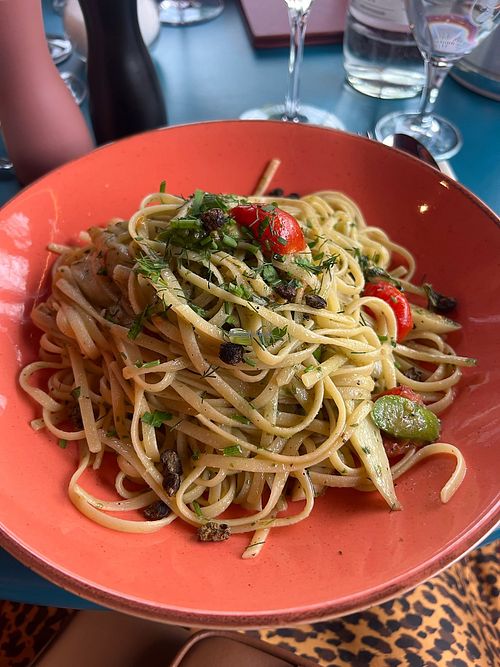 vegan pasta  at Lewy in Potsdam