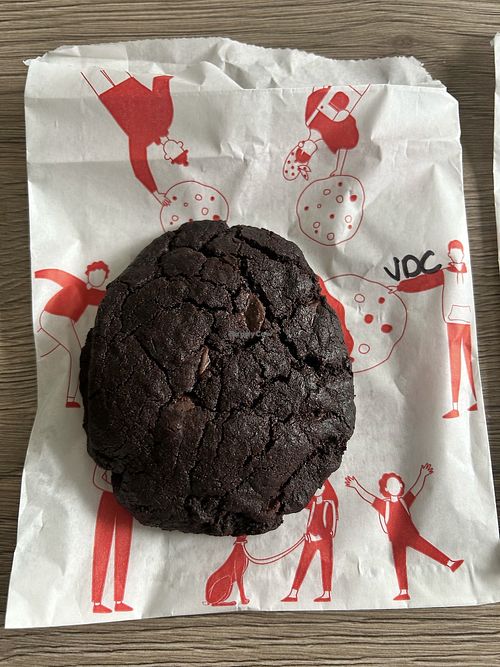 Double choc cookie   at Bom Bom Patisserie - Rothley in Leicester