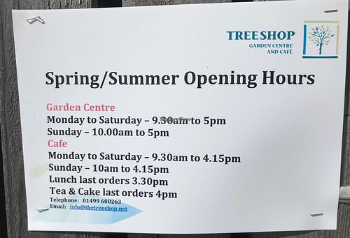  at The Tree Shop Garden Centre and Cafe in Cairndow