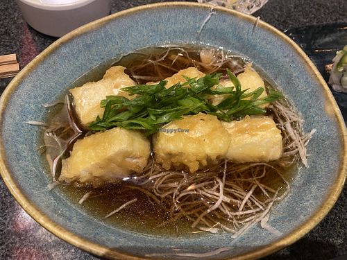 Después de visitar El Chopo, Magic Tofu (Tofu Con Tempura, Turnip 🫜y Chives) Tasty! 😋   at Sushi Roll - Eje Vial Norte Mosqueta in Mexico City