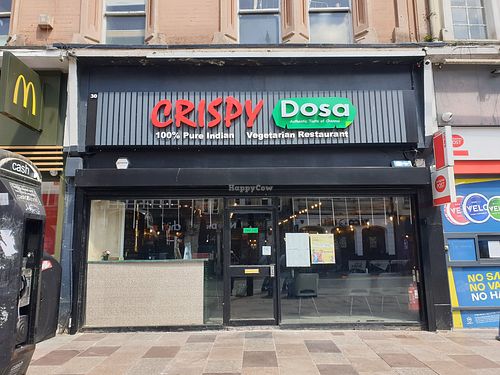 Outside at Crispy Dosa in Cardiff