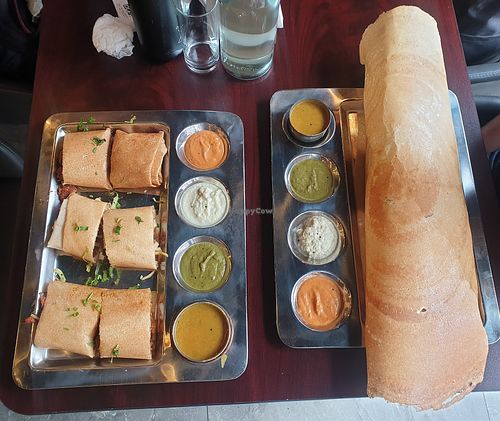 Vegan Gobi manchurian & masala dosa at Crispy Dosa in Cardiff