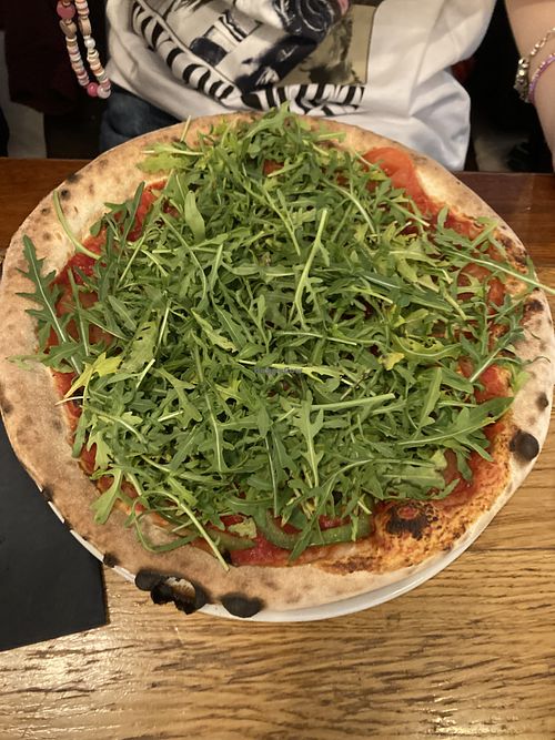 Pizza Ruccola (ohne Käse )  at Ancora in Maribor