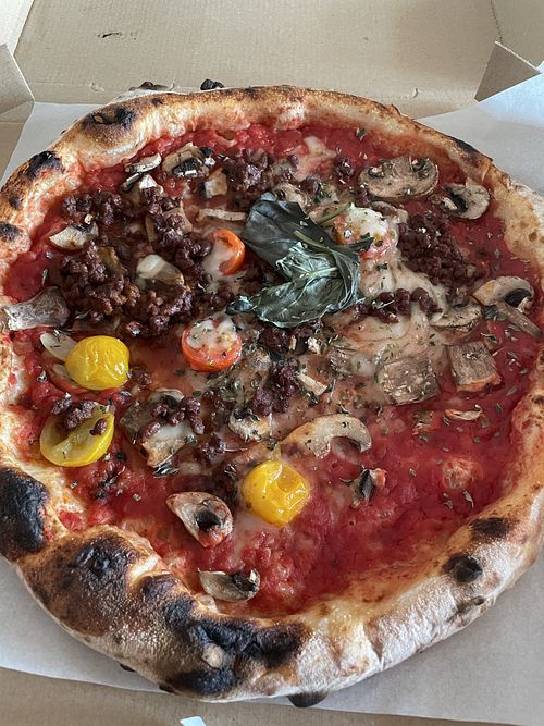 Pizza La Pertutti  at Grosso Napoletano in Barcelona