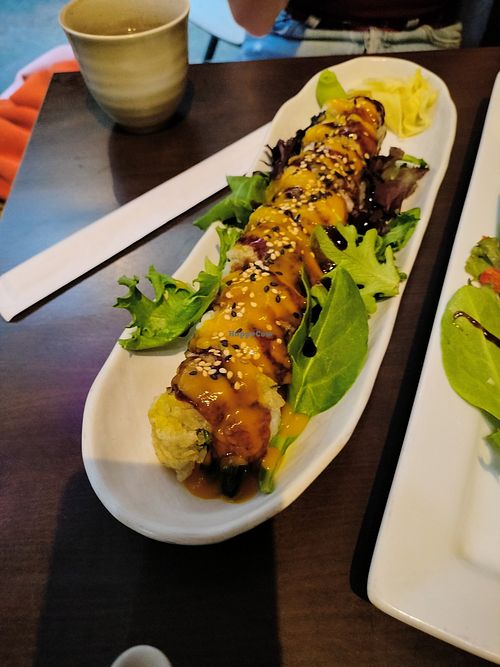 Another specialty roll at Ginger Sushi in Vancouver