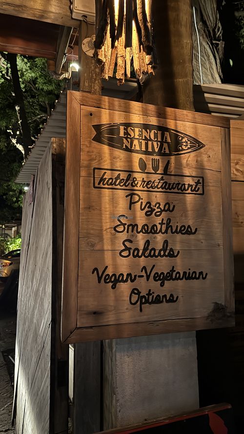 Street sign  at Esencia Nativa in El Zonte