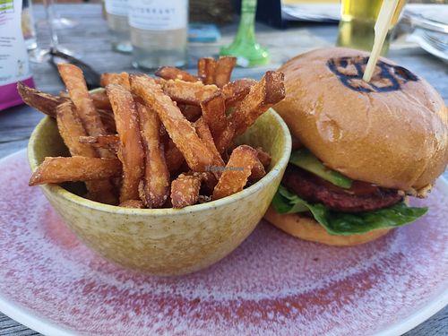 Veggie-Burger at Taatjem Deel in Sylt