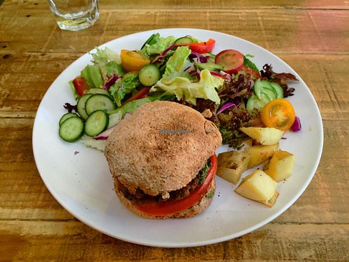 veggie burger  at Light Radiant Food in Hong Kong Island