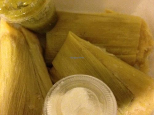 Sweet corn tamales at My Little Bistro in Washington
