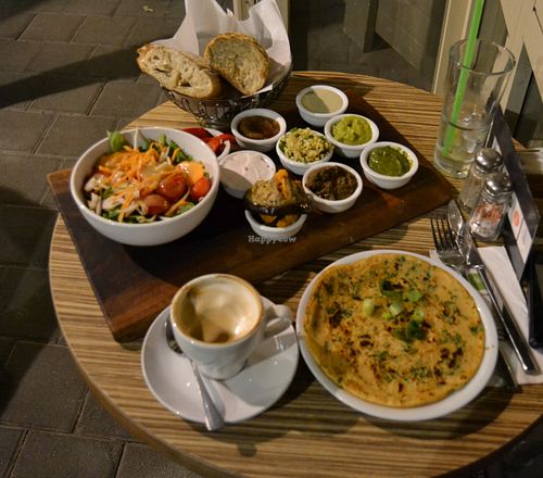 Vegan all day breakfast! at Fresh Kitchen - Bazel in Tel Aviv