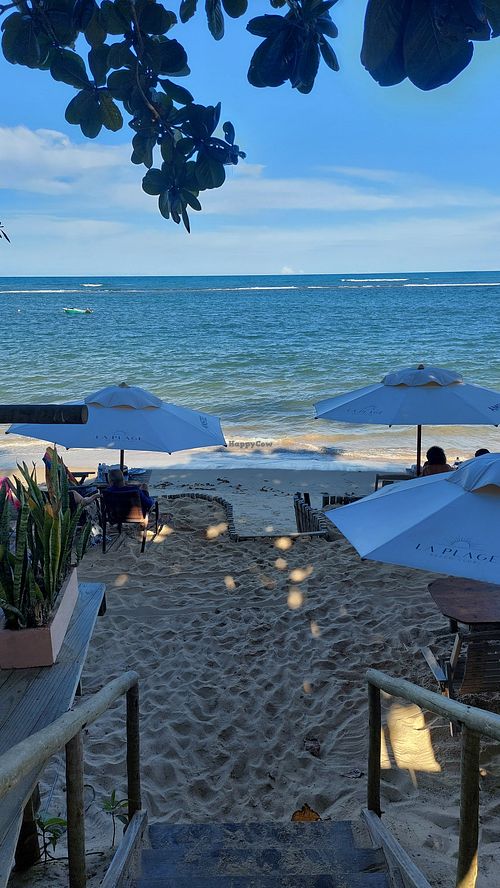 Beach club at La Plage Beach Club in Porto Seguro