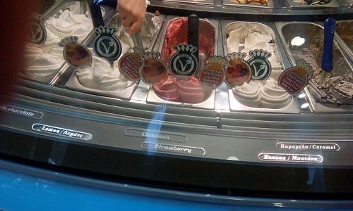 vegan ice cream at Ice Queen Gelato in Athens