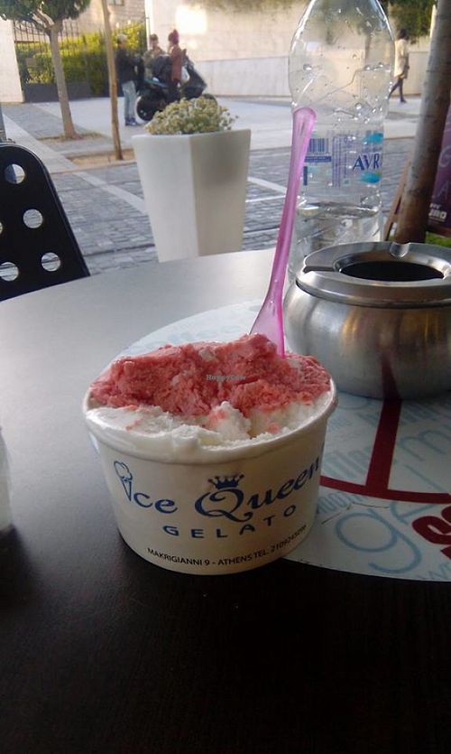 vegan ice cream at Ice Queen Gelato in Athens