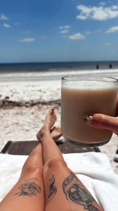 Pina colada   at Taquería la Eufemia in Tulum