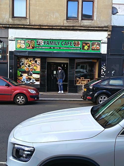  at Family Cafe Eritrean and Ethiopian restaurant in Glasgow