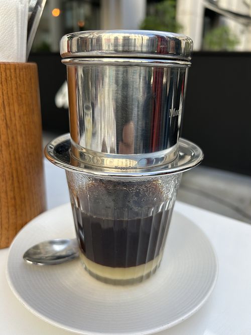 Vietnamese coffee with coconut milk   at Madame Pho - St Annes Square  in Belfast