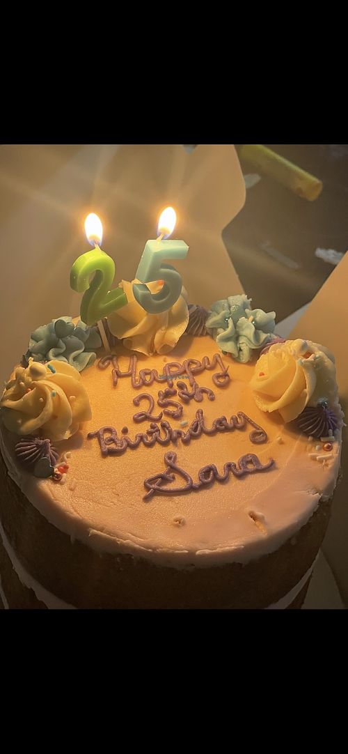 Vegan strawberry cake 🎂  at Sugar Spoon Bake Shop in Windsor