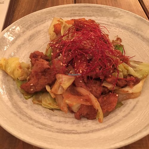 mock meat  at Paprika Shokudo Vegan in Osaka