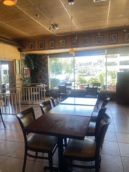 Interior - with Photos of Famous Folks That Are/Were Veg  at One Veg World in West Covina