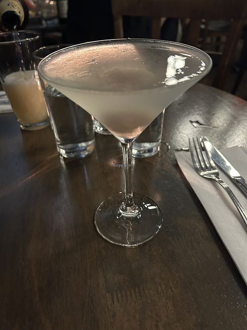 Lychee martini  at OM in New York City