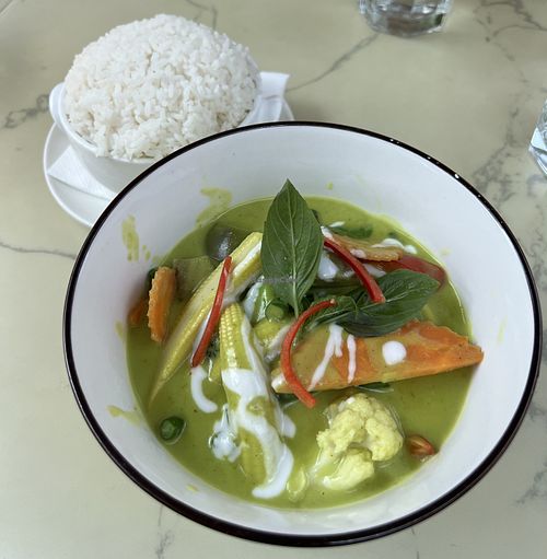 thai green curryy  at The Peak Lookout in Hong Kong Island