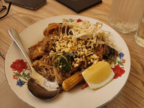 Pad Thai with tofu and veg at The Humble Thai Restaurant  in Newcastle