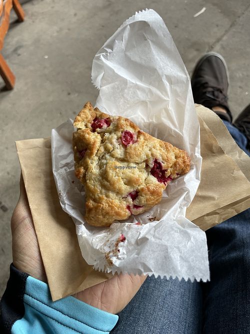 Vegan scone.  at TISSUE FARM in Confluence