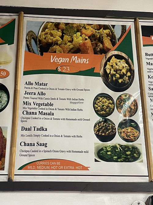  Vegan mains  at Magic Chilli in Ohakune