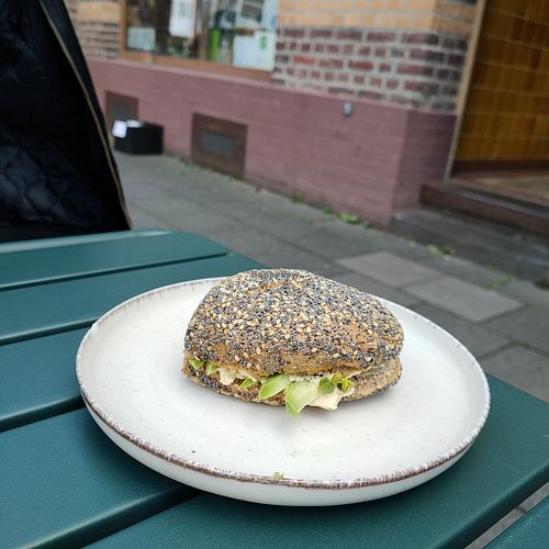 Hummus, avocado and sprouts at Broodje in Cologne