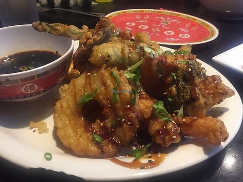 Vegetable tempura at Sticky Rice in Washington