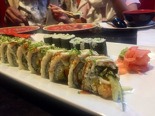 Veganzirra and Kappa Roll at Sticky Rice in Washington