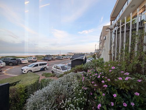 Outside at Kitchen Windows Beach Restaurant in Jeffreys Bay
