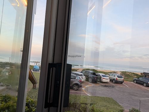 The view at Kitchen Windows Beach Restaurant in Jeffreys Bay