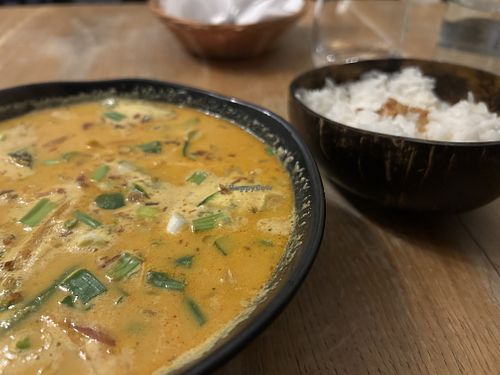 Yellow curry (vegan)  at Sambal Restauracja Indonezyjska in Warsaw