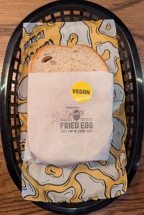 Vegan and Sara at Fried Egg I'm in Love in Portland