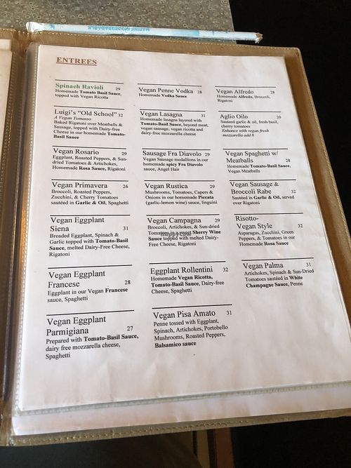 Menu 4  at Mama's Restaurant and Baci Cafe in Hackettstown