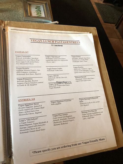 Menu 8  at Mama's Restaurant and Baci Cafe in Hackettstown