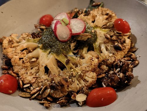 cauliflower steak $25 at Afterglow by ANGLOW in Central Singapore