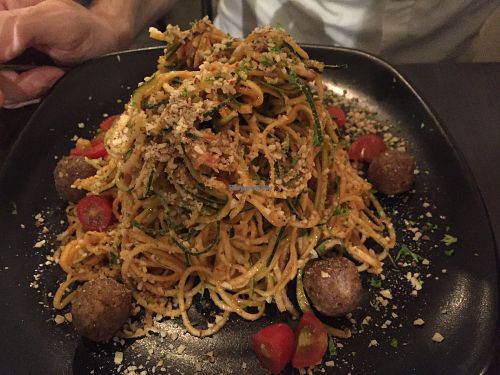 Zucchini pasta at Afterglow by ANGLOW in Central Singapore