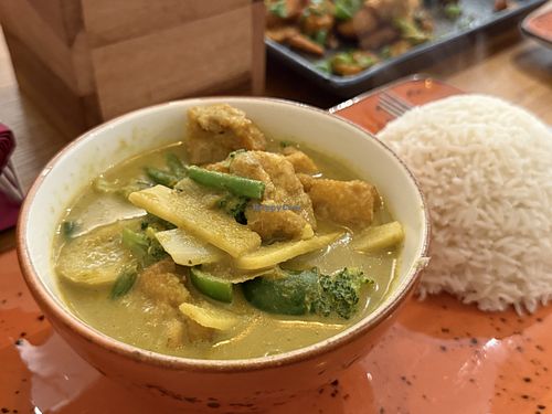 Green curry  at Camille in Skerries