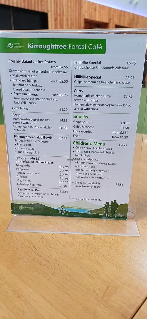  at Kirroughtree Forest Cafe in Newton Stewart