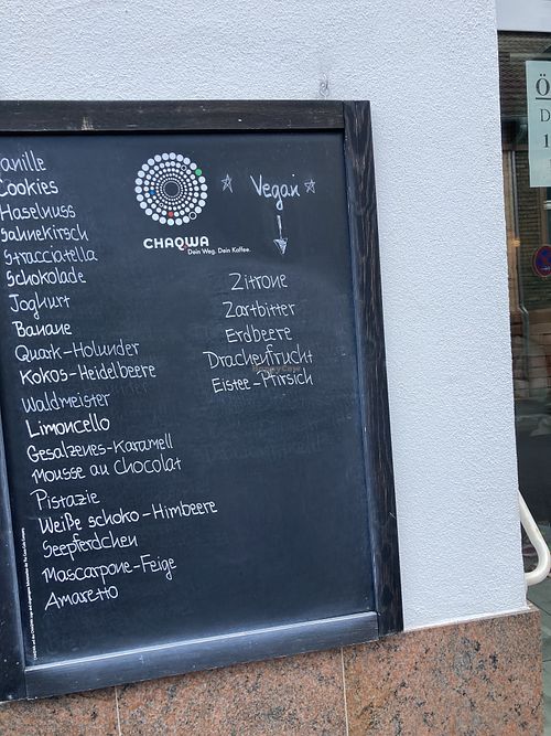 Menu   at Eiscafé Neuses in Freigericht