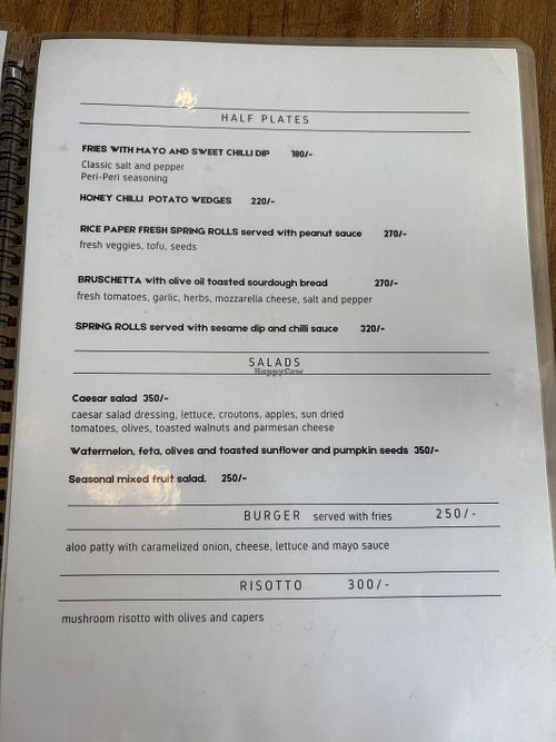 Menu  at Thecoffeelounge Leh in Leh