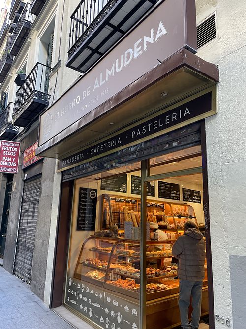 Outside  at El Horno de Almudena in Madrid