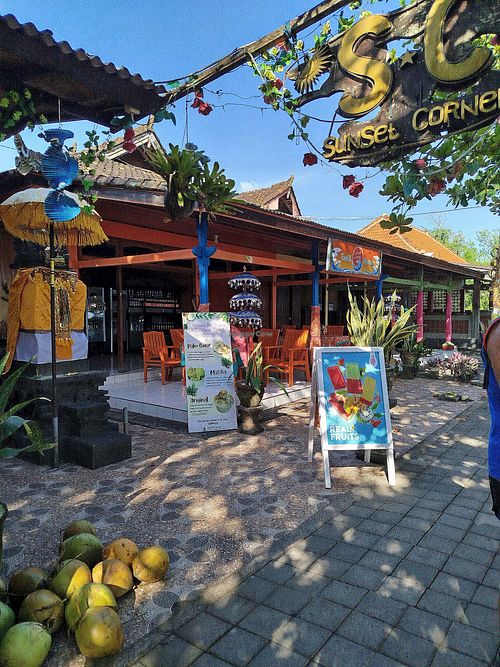 The restaurant at Sunset Corner in Tabanan