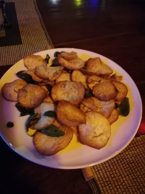 Cassava chips at Dewata Villas Village Restaurant in Habarana