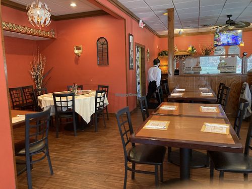 Interior seating  at Aristo Bistro in Westlake